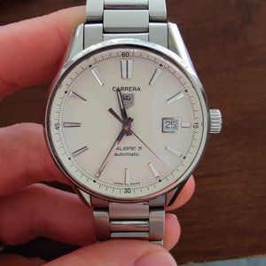 Tag Heuer Carrera Calibre 5, White Dial
